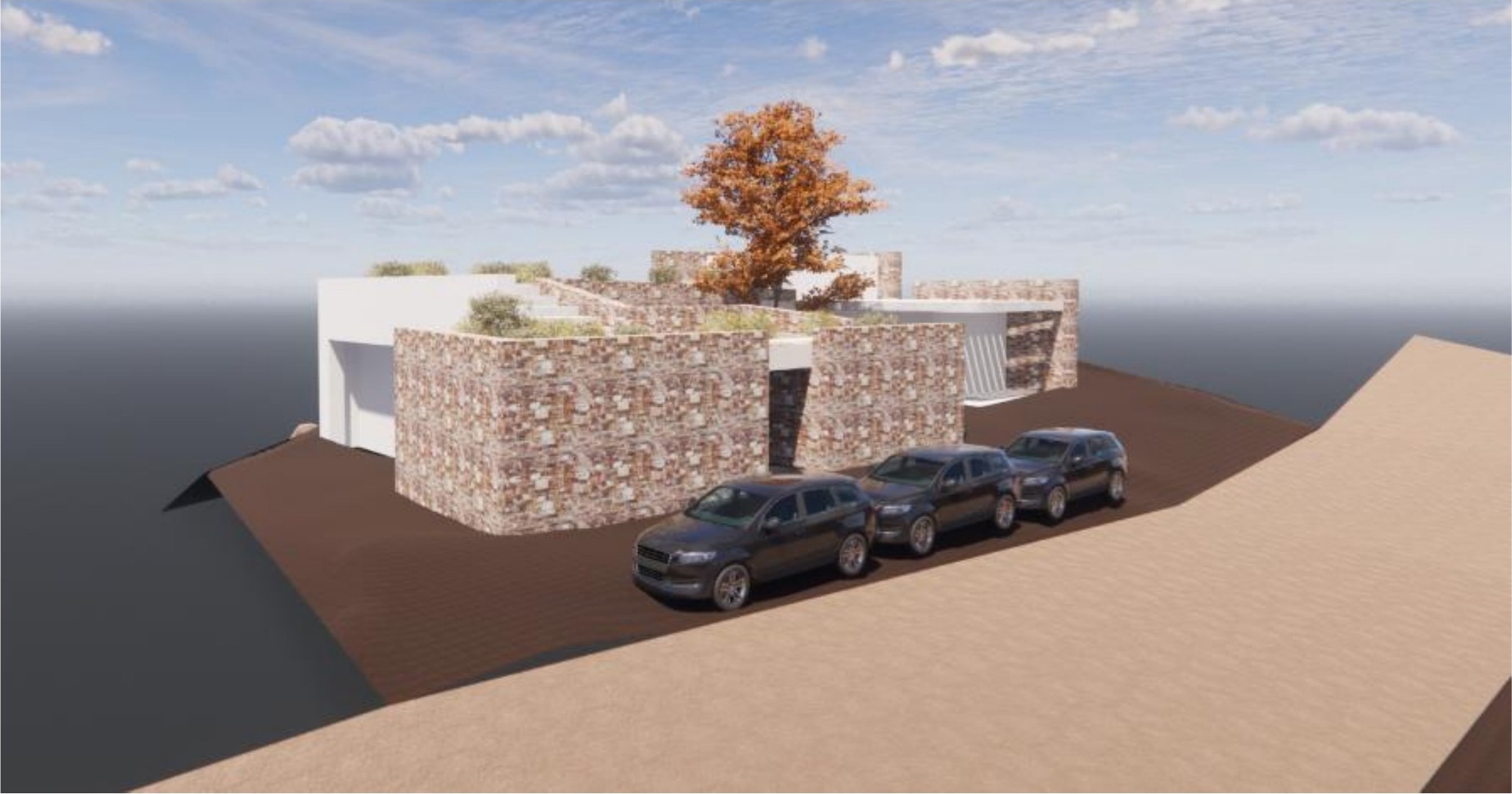 Early arrival view by REACT Architects.